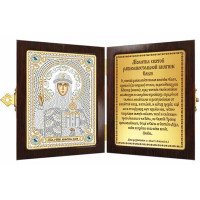 Kit for embroidery icons in a frame-folding Nova Sloboda CM7167 St. Ravnoop Olga Knyagina Kievskaya ()