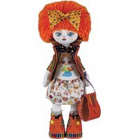 Kits for sewing dolls on linen base Nova Sloboda K1011 Girlfriend (out of production)