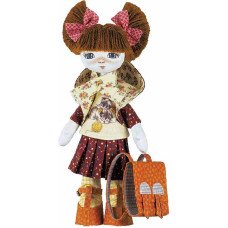 Набор для шитья куклы на льняной основе Новая Слобода К1016 Первоклассница