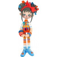 Organizer doll sewing kit Nova Sloboda K1105 Orange