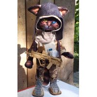 Набор шитья текстильной каркасной куклы Новая Слобода К1206 Кот Десантник