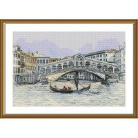 Thread embroidery kit Nova Sloboda PE3524 Venice Canal