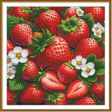 Thread embroidery kit Nova Sloboda PE3570 Strawberry paradise ()