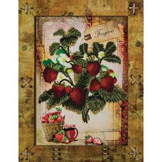 Postcard embroidery kit Nova Sloboda OP5514 Fruit. Strawberry (out of production)