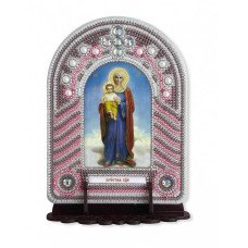 Set to reating an icon with an embroidered icon frame Nova Sloboda BK1004 Holy Mother of God