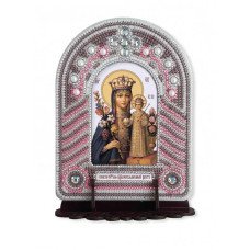 Set to reating an icon with an embroidered icon frame Nova Sloboda BK1009 Mother of God unfading color