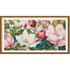 Thread embroidery kit Nova Sloboda CP1522 Flowers are blooming