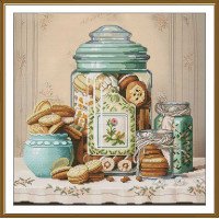 Thread embroidery kit Nova Sloboda CP2345 Tiffany style