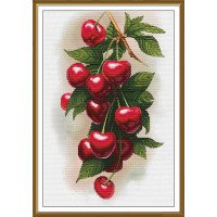 Thread embroidery kit Nova Sloboda CP3455 Sweet cherry