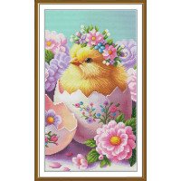 Набір для вишивки нитками на канві з фоновим зображенням Нова Слобода СР4252 Пробудження життя