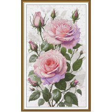 Thread embroidery kit Nova Sloboda CP6285 Romantic roses