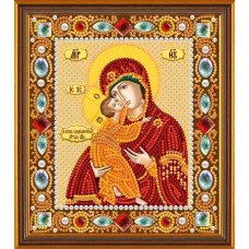 Set for embroidery icons beads Nova Sloboda D6002 Our Lady of Vladimir