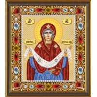 Set for embroidery icons beads Nova Sloboda D6012 The Mother of God Shroud Pr. Virgin