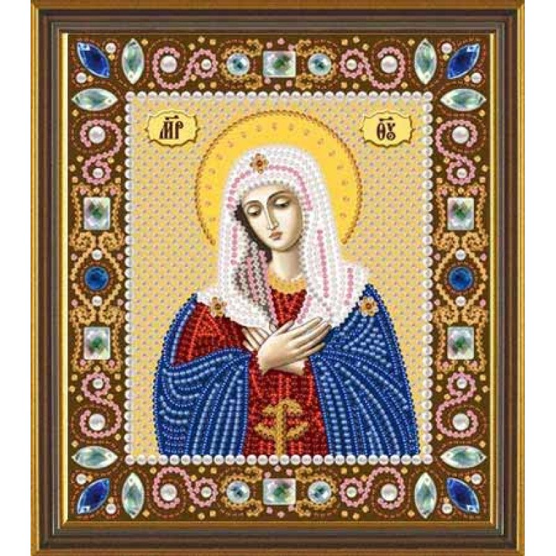 Набір для вишивання ікони бісером Нова Слобода Д6022 Божа Матір Розчулення