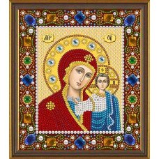 Набор для вышивки иконы бисером Новая Слобода Д6025 Богородица Казанская