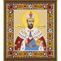 Набір для вишивання ікони бісером Нова Слобода Д6124 Св. Мч. цар Микола
