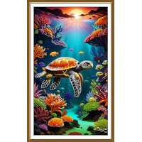 Набор для вышивки бисером Новая Слобода ДК3381 На морском дне ()