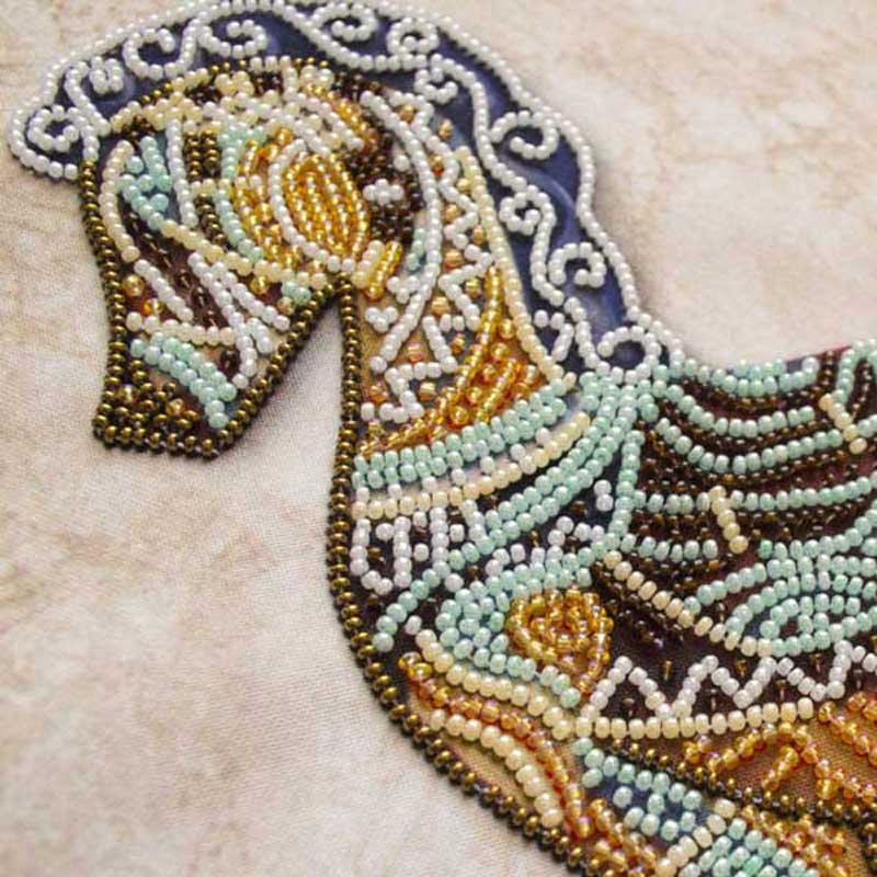 Набор для вышивки бисером Новая Слобода ДК5596 Дивная лошадь