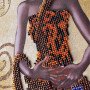 Набор для вышивки бисером Новая Слобода НД2079 Загадочная африканка