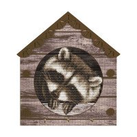 Набор для вышивки нитками на канве с нанесенным фоновым изображением Новая Слобода КО4045 Енотик