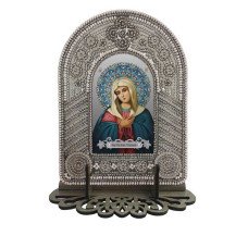 Perforated base for beadwork icon  Nova Sloboda BKB2006 Image of the Most Holy Theotokos Tenderness