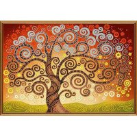 Chart embroidery beads Nova Sloboda Bis0282 Tree of happiness