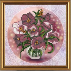 Chart embroidery beads Nova Sloboda Bis2185 Bouquet for cuties