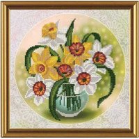 Chart embroidery beads Nova Sloboda Bis2186 Bouquet for charming