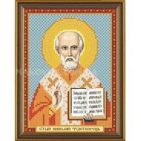 Схема для вишивки бісером Нова Слобода Бис5012 Св. Микола Угодник ()