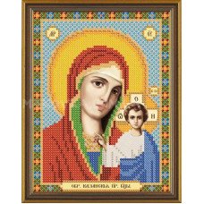 Схема для вишивки бісером Нова Слобода Бис5015 Пресвята Богородиця Казанська