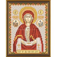 Схема для вышивки бисером Новая Слобода Бис5043 Пресвятая Богородица Слово плоть бысть