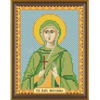 Схема для вышивки бисером Новая Слобода Бис5106 Св.Мц. Антонина