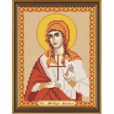 Схема для вишивки бісером Нова Слобода Бис5129 Св. Мц. Лідія Иллирийская