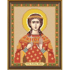 Схема для вишивки бісером Нова Слобода Бис5132 Св.Мч. Марина (Антіохійська)