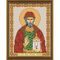 Chart embroidery beads Nova Sloboda Bis5160 Sv. Blg. Prince Yaroslav