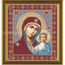 Схема для вишивки бісером Нова Слобода Бис9004 Божа Матір Казанська