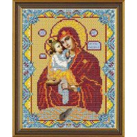 Схема для вышивки бисером Новая Слобода Бис9025 Почаевская Пресвятая Богородица