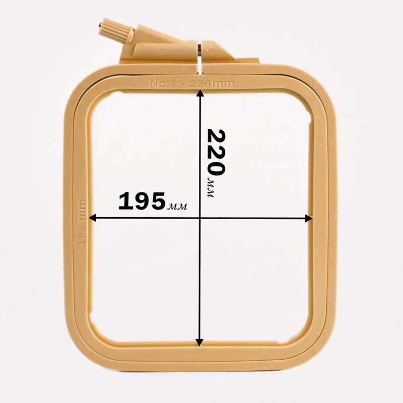 П'яльці-рамка квадрат з гвинтом Hobby Nurge Н-170-13