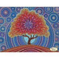 Схема для вышивки бисером Тэла Артис ТА-341 Дерево счастья
