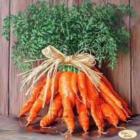 Cхема для вишивки бісером Тела Артис ТА-469 Букет моркви
