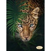 Beading patterns Tela Artis TA-490 Jaguar in the jungle