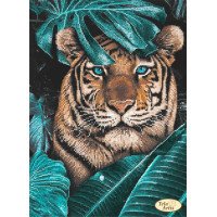 Схема для вышивки бисером Тэла Артис ТА-491 Тигр в джунглях