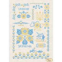 Beading patterns Tela Artis TK-096 My Ukraine