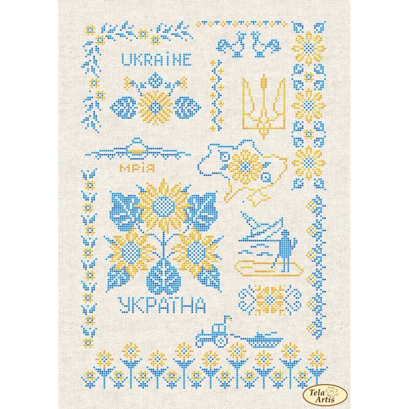 Beading patterns Tela Artis TK-096 My Ukraine