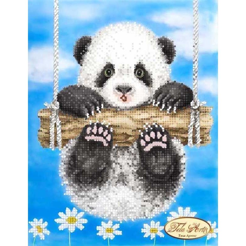 Cхема для вишивки бісером Тела Артис ТМ-096 Ромашковая панда