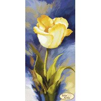 Cхема для вишивки бісером Тела Артис ТМ-147 Садові замальовки Жовтий тюльпан