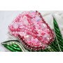 Набір для вишивання брошки з бісеру Тела Артис Б-031-2_ Рожевий тюльпан