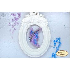 Набор для вышивки броши из бисера Тэла Артис Б-039 Очаровательная бабочка