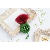 Набір для вишивання брошки з бісеру Тела Артис Б-115 Чортополох