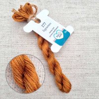 Hand-dyed embroidery threads DMC 177 Amber